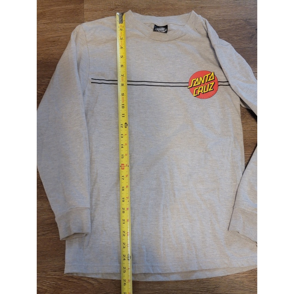 Santa Cruz Skateboards Long Sleeve Graphic Tee Streetwear Top Size 16 kids xl - Picture 4 of 6